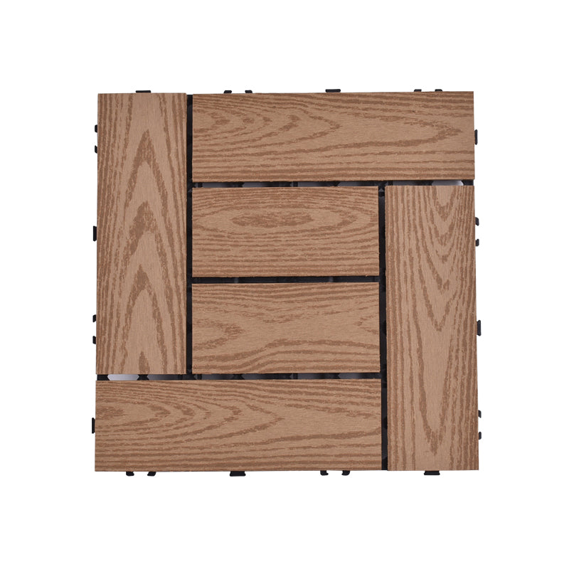 Frendorf | Modernes Kunststoffholz-Laminatplankendeck im Freien, schimmelresistentes Laminat