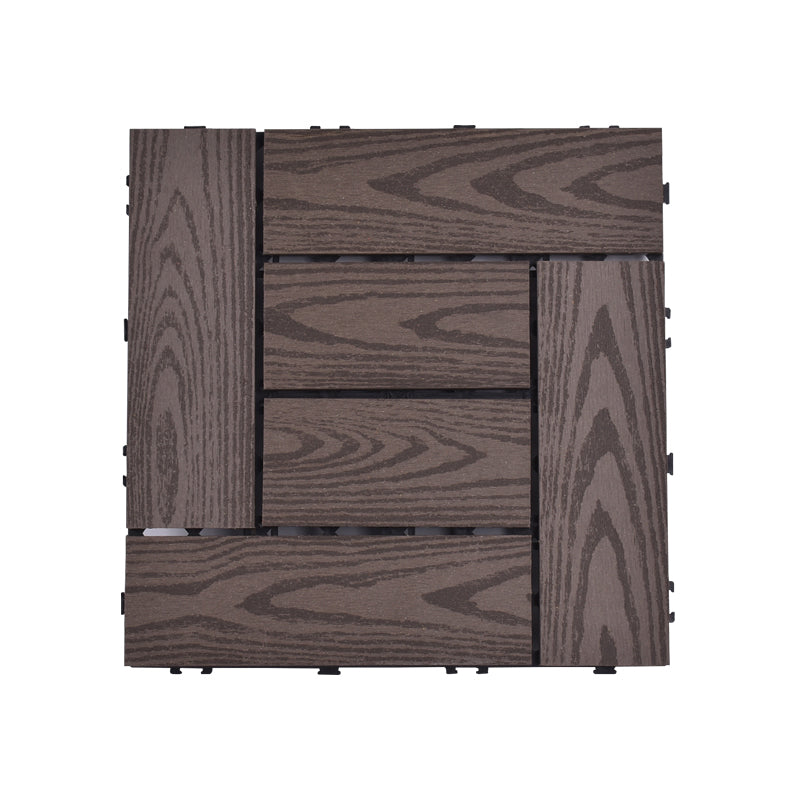 Frendorf | Modernes Kunststoffholz-Laminatplankendeck im Freien, schimmelresistentes Laminat