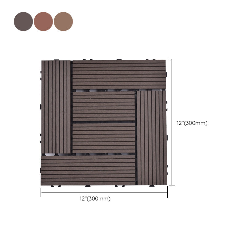 Frendorf | Modernes Kunststoffholz-Laminatplankendeck im Freien, schimmelresistentes Laminat