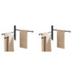 Frendorf | 2-teilige Handtuchstange aus Edelstahl Modern 13,6" B Badezimmer Zubehörset