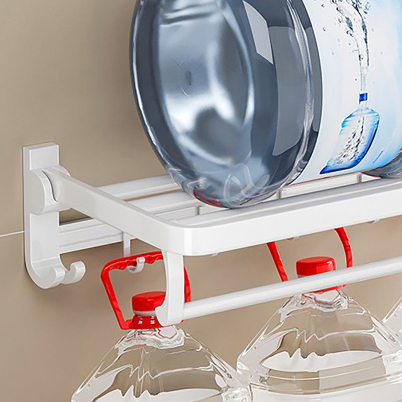 Frendorf | Weißes Badezimmer Zubehör Set Zeitgemäßes Aluminium Badezimmer Zubehör Kit mit Handtuchhalter
