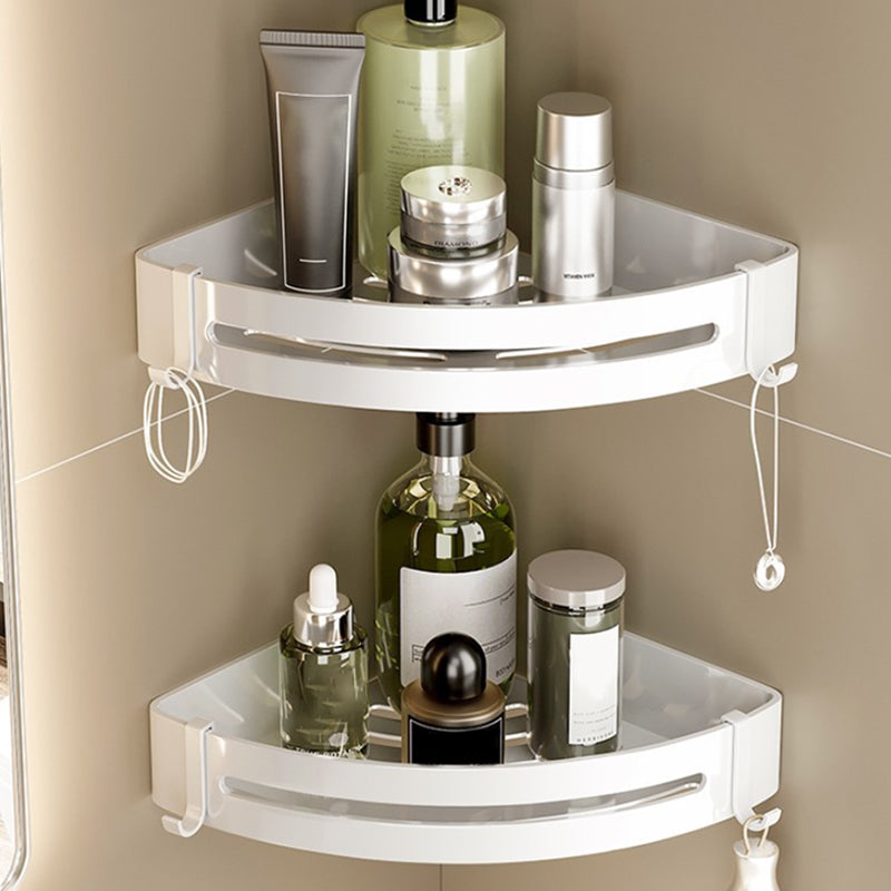 Frendorf | Weißes Badezimmer Zubehör Set Zeitgemäßes Aluminium Badezimmer Zubehör Kit mit Handtuchhalter