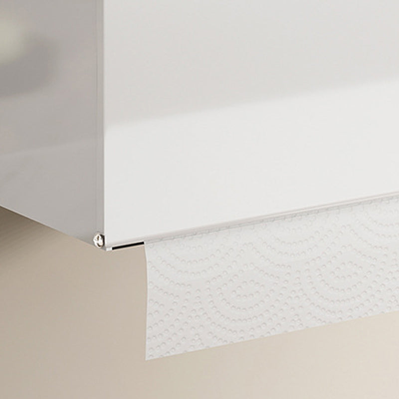 Frendorf | Weißes Badezimmer Zubehör Set Zeitgemäßes Aluminium Badezimmer Zubehör Kit mit Handtuchhalter