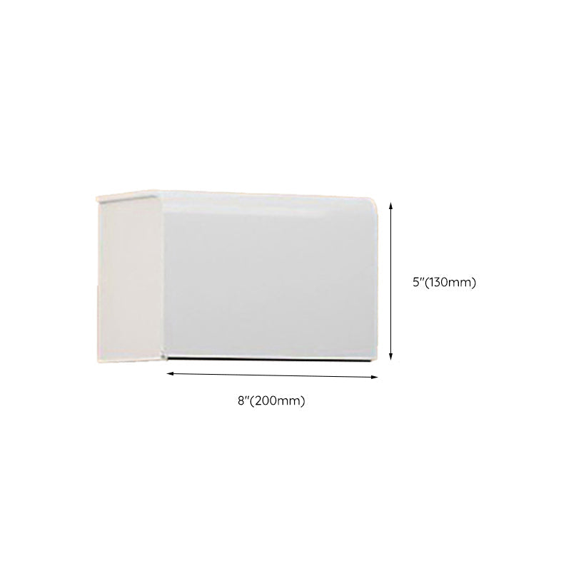 Frendorf | Weißes Badezimmer Zubehör Set Zeitgemäßes Aluminium Badezimmer Zubehör Kit mit Handtuchhalter