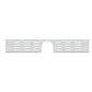 Frendorf | 2-teiliges modernes Badezimmer-Hardware-Set Badregal aus Aluminium
