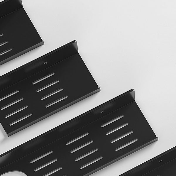 Frendorf | 2-teiliges modernes Badezimmer-Hardware-Set Badregal aus Aluminium