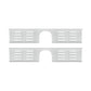 Frendorf | 2-teiliges modernes Badezimmer-Hardware-Set Badregal aus Aluminium