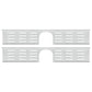 Frendorf | 2-teiliges modernes Badezimmer-Hardware-Set Badregal aus Aluminium