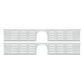 Frendorf | 2-teiliges modernes Badezimmer-Hardware-Set Badregal aus Aluminium