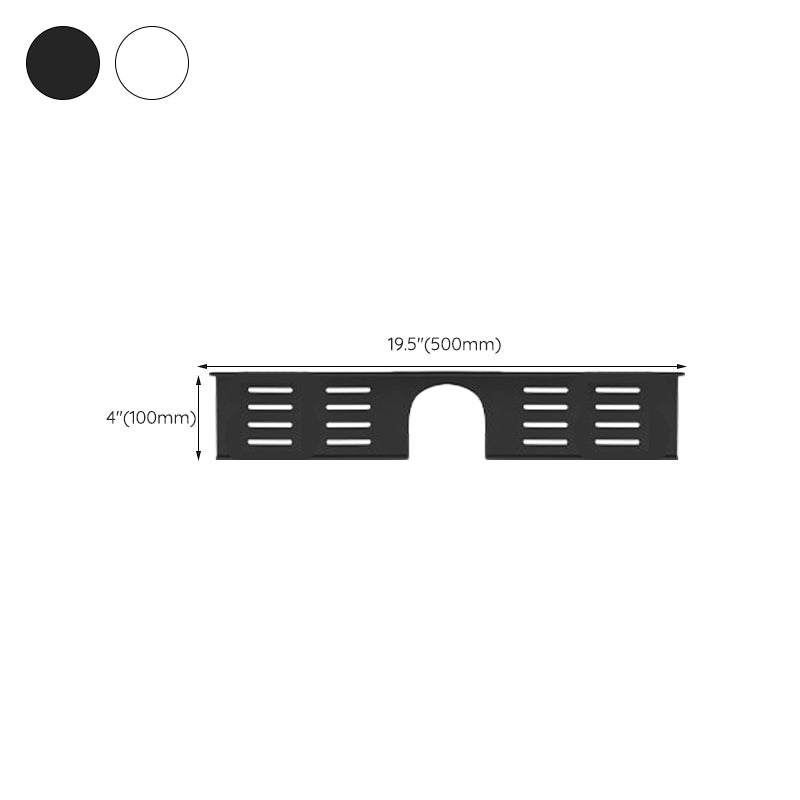 Frendorf | 2-teiliges modernes Badezimmer-Hardware-Set Badregal aus Aluminium