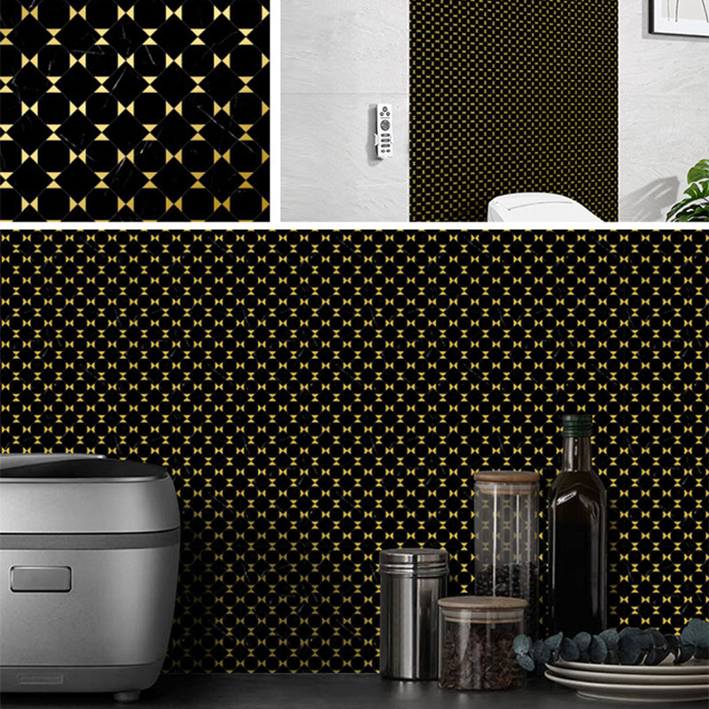 Frendorf | Peel & Stick Mosaikfliese Quadrat Kunststoff Fleckenresistente Fliese - Peel & Stick für Dusche