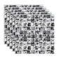 Frendorf | Peel and Stick Mosaikfliese Wasserfeste quadratische Peel and Stick Fliese für die Küche 20-Pack