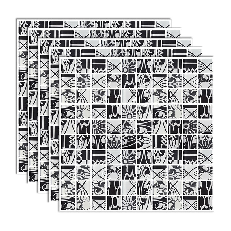 Frendorf | Peel and Stick Mosaikfliese Wasserfeste quadratische Peel and Stick Fliese für die Küche 20-Pack