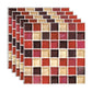 Frendorf | Peel and Stick Mosaikfliese Wasserfeste quadratische Peel and Stick Fliese für die Küche 20-Pack