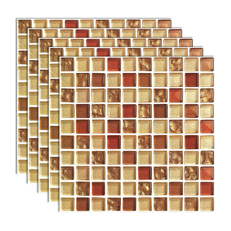 Frendorf | Peel and Stick Mosaikfliese Wasserfeste quadratische Peel and Stick Fliese für die Küche 20-Pack