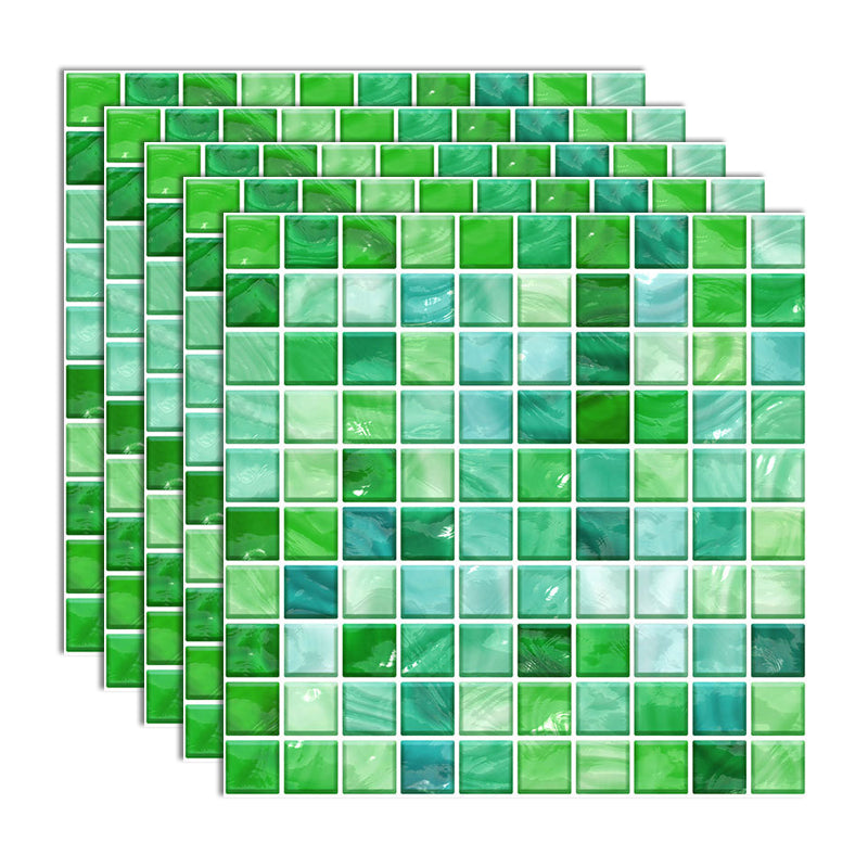 Frendorf | Peel and Stick Mosaikfliese Wasserfeste quadratische Peel and Stick Fliese für die Küche 20-Pack