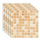 Frendorf | Peel and Stick Mosaikfliese Wasserfeste quadratische Peel and Stick Fliese für die Küche 20-Pack