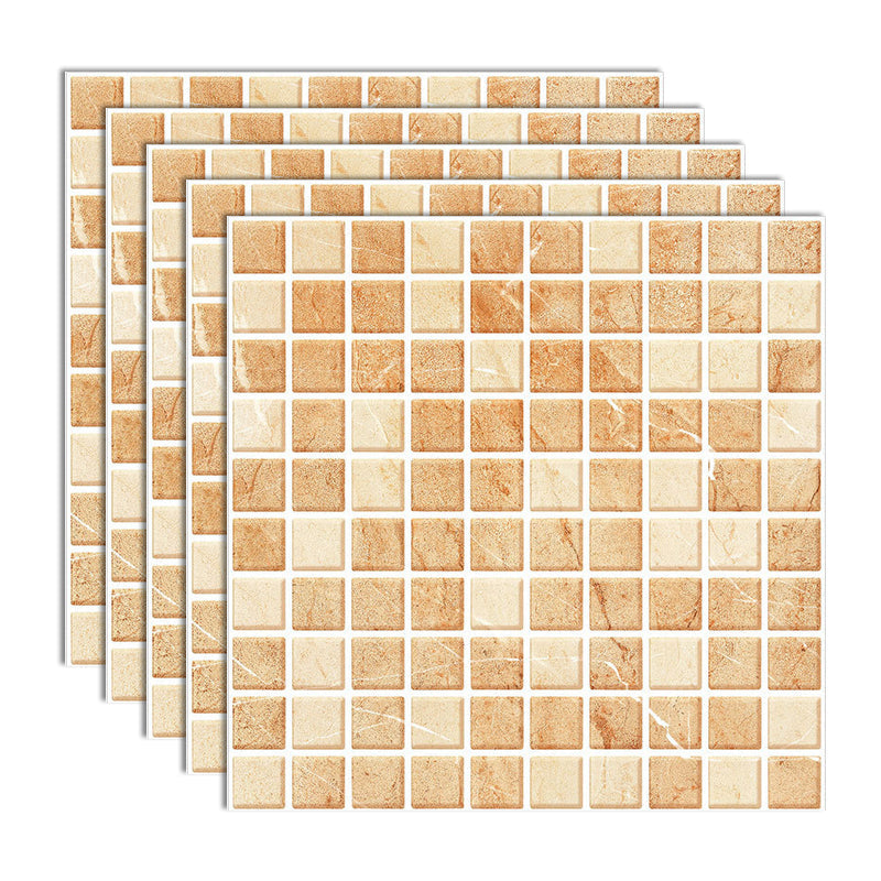 Frendorf | Peel and Stick Mosaikfliese Wasserfeste quadratische Peel and Stick Fliese für die Küche 20-Pack
