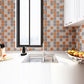 Frendorf | Modernes Mosaikfliesen Glatt Peel & Stick Rückwand Tapete für Küche