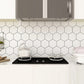 Frendorf | Modernes Mosaikfliesen Glatt Peel & Stick Rückwand Tapete für Küche