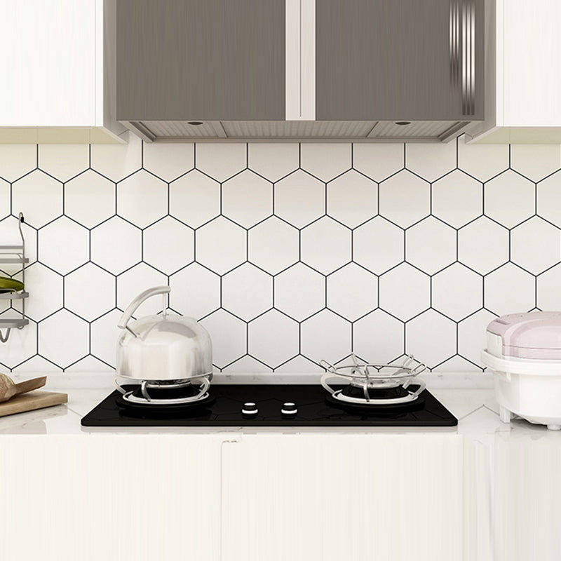 Frendorf | Modernes Mosaikfliesen Glatt Peel & Stick Rückwand Tapete für Küche