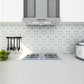 Frendorf | Modernes Mosaikfliesen Glatt Peel & Stick Rückwand Tapete für Küche