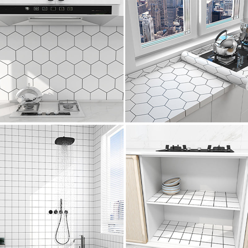 Frendorf | Modernes Mosaikfliesen Glatt Peel & Stick Rückwand Tapete für Küche