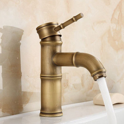 Frendorf | Landhaus Gefäß Wasserhahn Messing Hebelgriffe Wasserfall Auslauf Waschbecken Wasserhahn