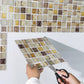 Frendorf | Kunststoff Selbstklebende Fliesen Mosaikfliesen Raster Quadrat Wasserdicht Selbstklebende Fliese 10er-Pack
