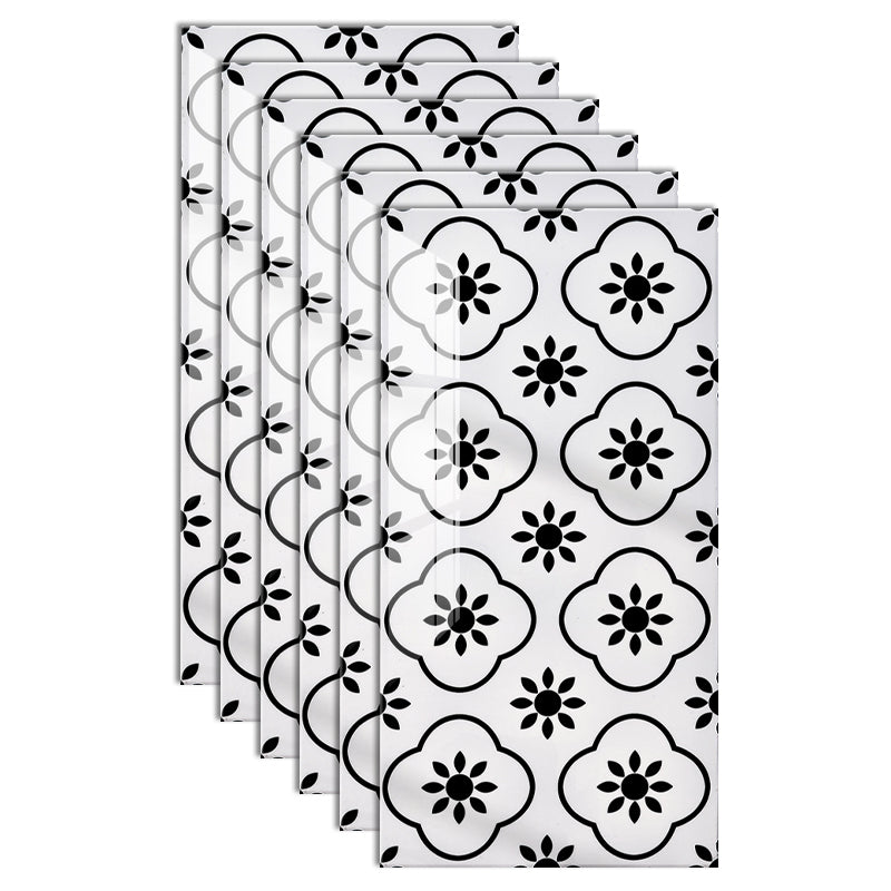 Frendorf | Modern Mosaic Tile Arabesque Print Peel and Stick Backsplash Tile für die Küche