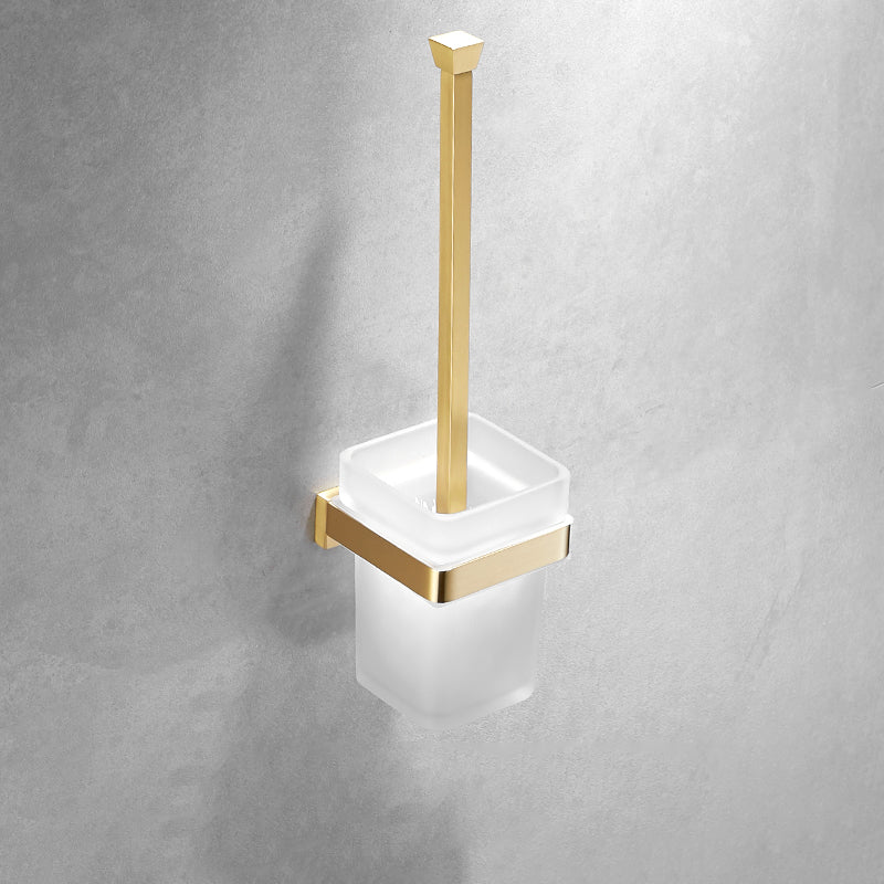 Frendorf | Gebürstetes Messing Badezimmer Hardware Set Retro Golden Badezimmer Zubehör Set