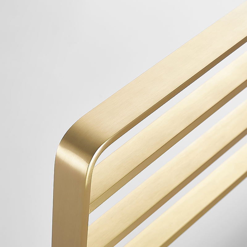 Frendorf | Gebürstetes Messing Badezimmer Hardware Set Retro Golden Badezimmer Zubehör Set
