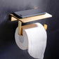 Frendorf | Gebürstetes Messing Badezimmer Hardware Set Retro Golden Badezimmer Zubehör Set