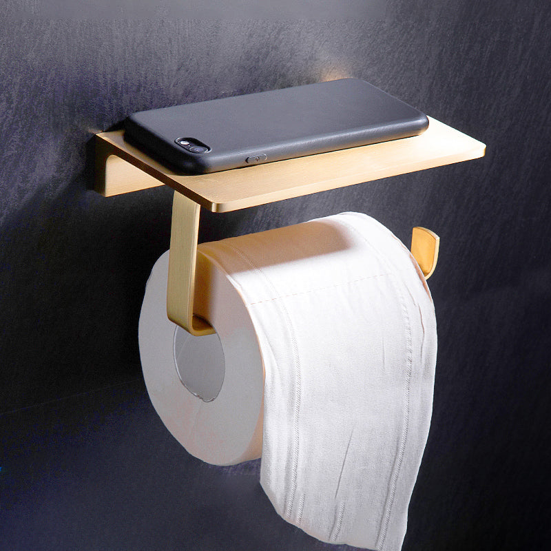 Frendorf | Gebürstetes Messing Badezimmer Hardware Set Retro Golden Badezimmer Zubehör Set