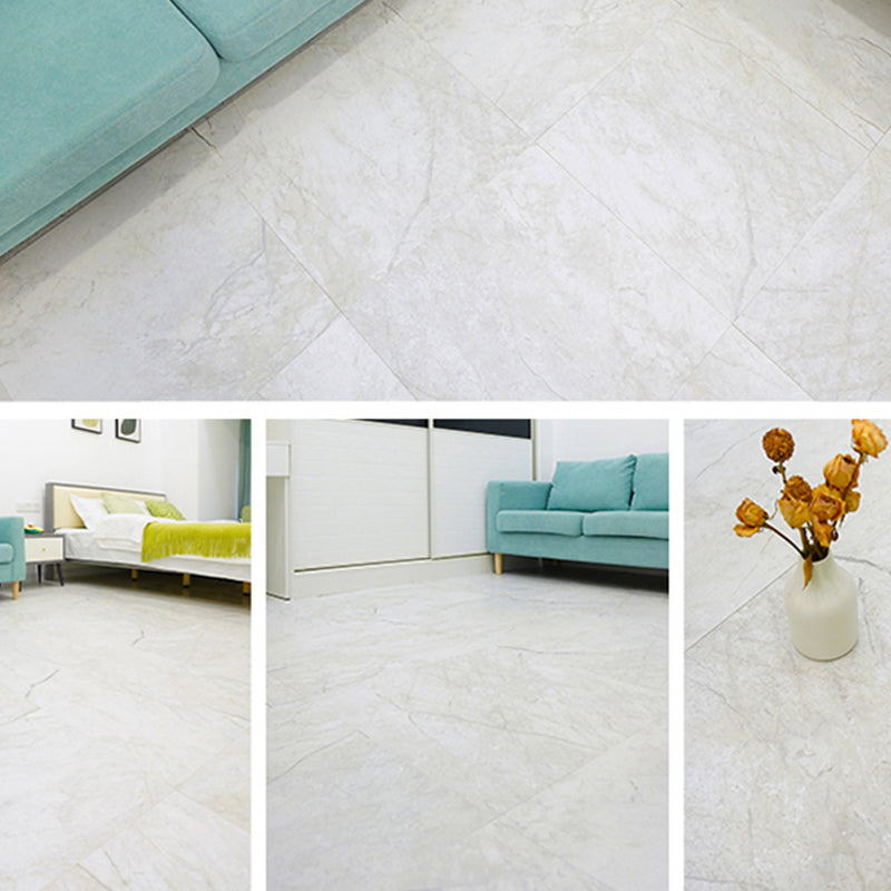 Frendorf | PVC-Bodenbelag Stein-Design Peel & Stick Quadrat-Vinylboden für das Wohnzimmer
