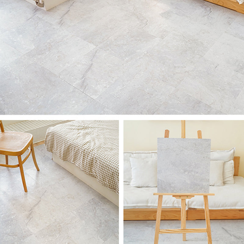 Frendorf | PVC-Bodenbelag Stein-Design Peel & Stick Quadrat-Vinylboden für das Wohnzimmer