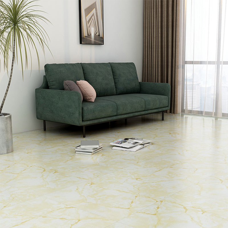 Frendorf | PVC-Bodenbelag Peel & Stick Stein Design Quadratischer Vinylboden für das Wohnzimmer