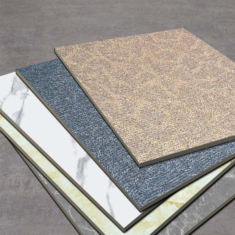 Frendorf | PVC-Bodenbelag Peel & Stick Stein Design Quadratischer Vinylboden für das Wohnzimmer