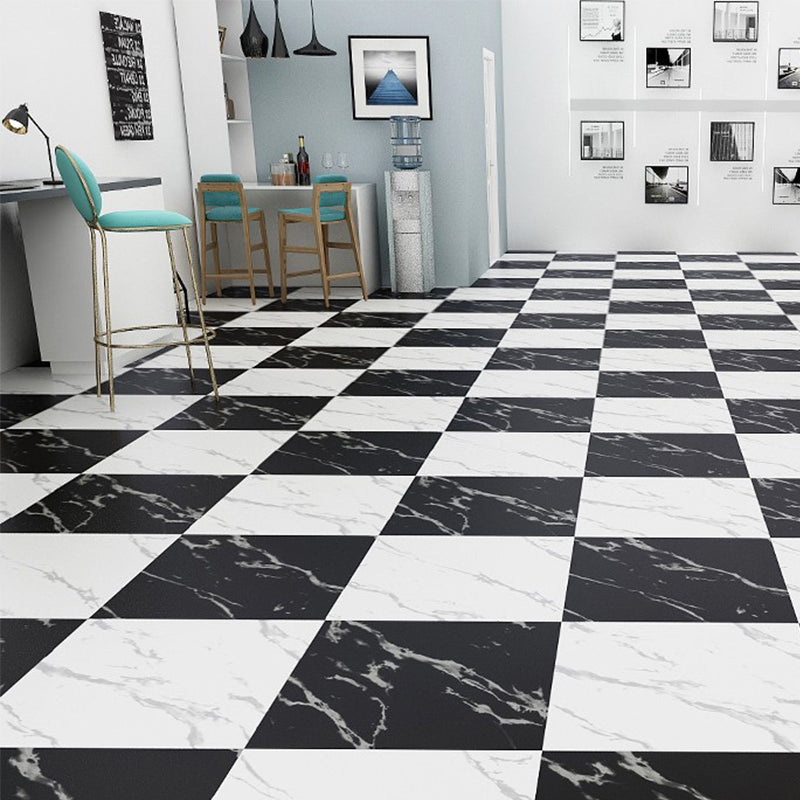 Frendorf | PVC-Bodenbelag Peel & Stick Stein Design Quadratischer Vinylboden für das Wohnzimmer