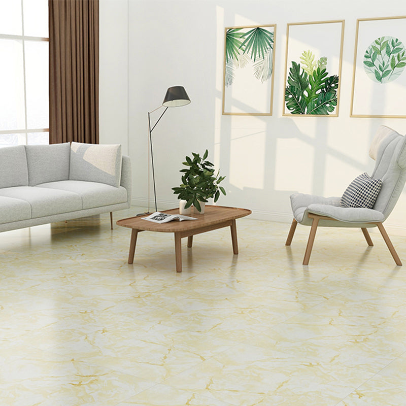 Frendorf | PVC-Bodenbelag Peel & Stick Stein Design Quadratischer Vinylboden für das Wohnzimmer