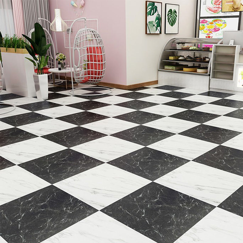 Frendorf | PVC-Bodenbelag Peel & Stick Stein Design Quadratischer Vinylboden für das Wohnzimmer