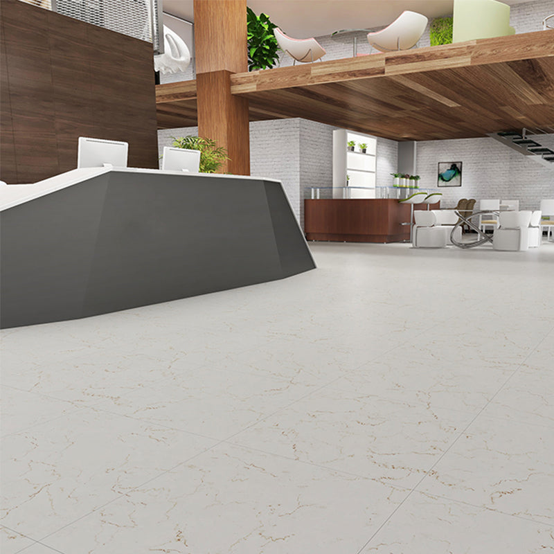 Frendorf | PVC-Bodenbelag Peel & Stick Stein Design Quadratischer Vinylboden für das Wohnzimmer