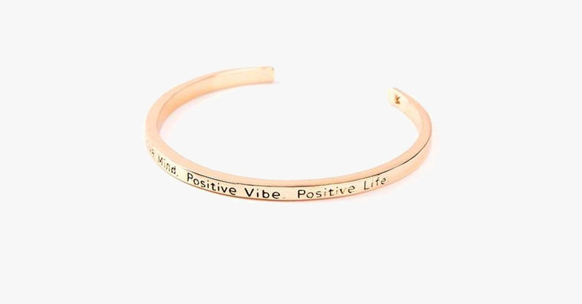 Frendorf | Positive Mind Positive Vibe Positive Life Armreif