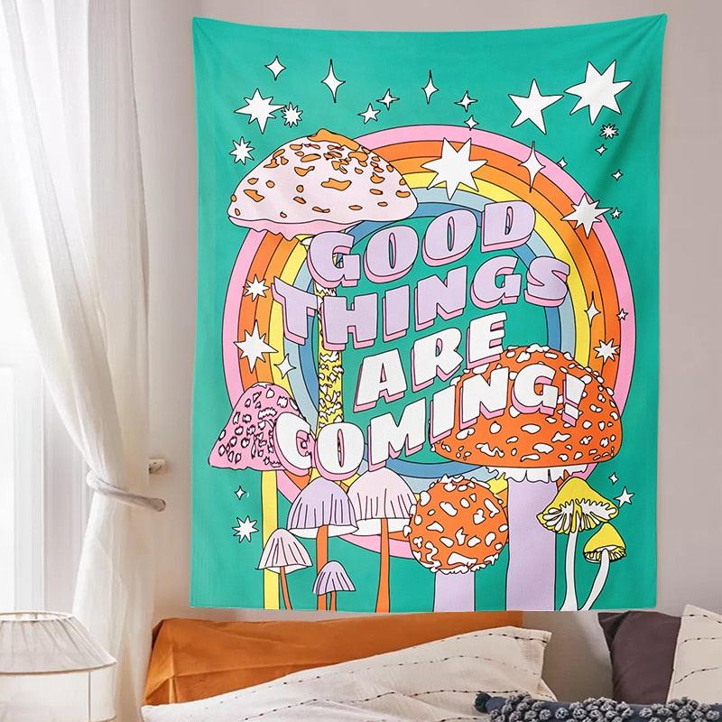 Positive Vibes Wandteppich