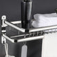 Frendorf | Modernes Badezimmerzubehör-Set Badregal Handtuchstange Badezimmerzubehör