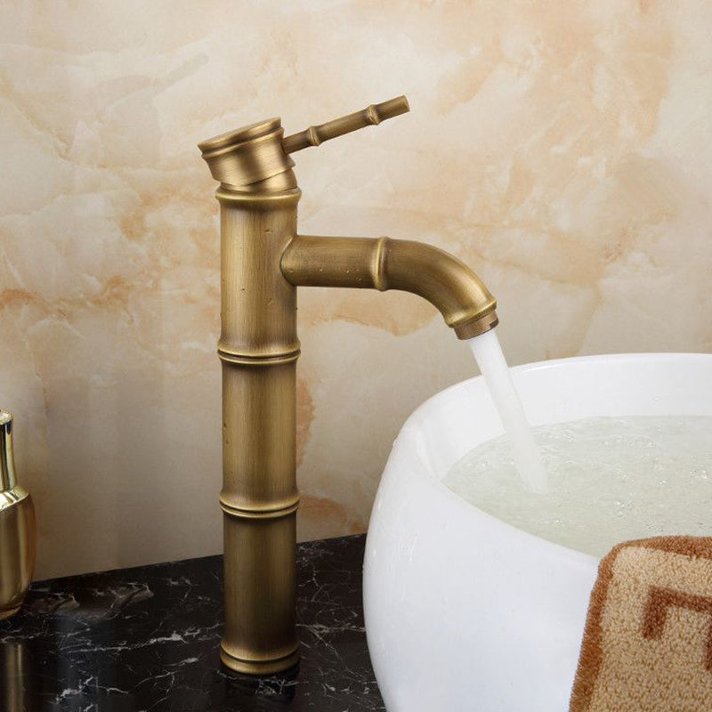 Frendorf | Bauernhaus Messing Badezimmerarmatur Mit Hebelgriff Einloch Waschtischarmatur