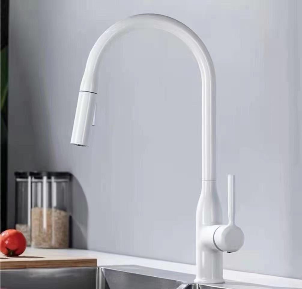 Frendorf | Moderner Pull-down Wasserfüller Einhand Hochbogen Küchenspülenarmatur