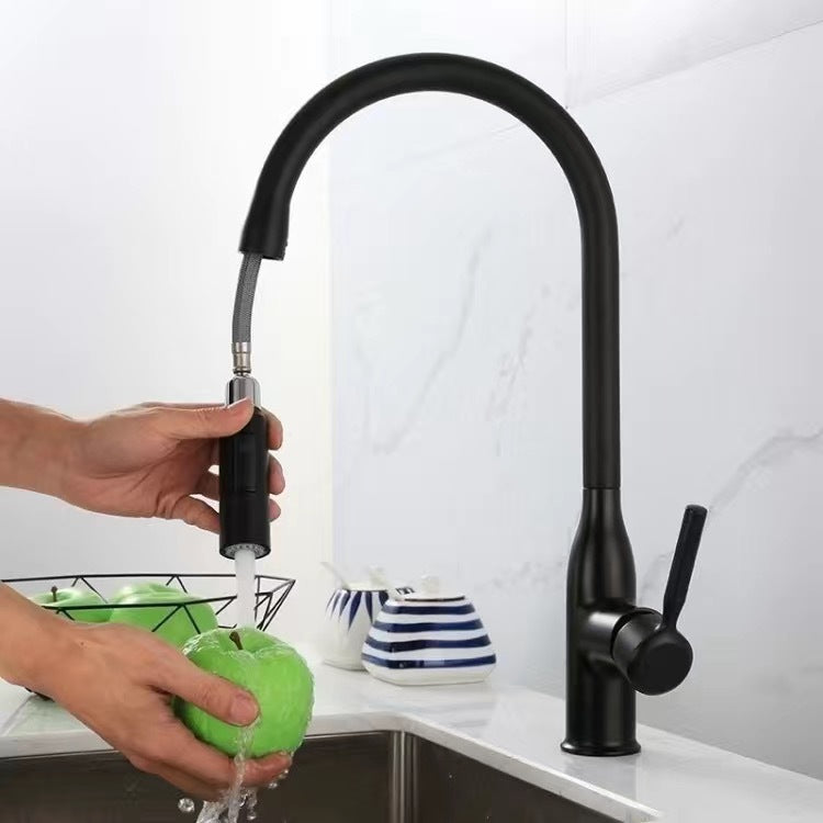 Frendorf | Moderner Pull-down Wasserfüller Einhand Hochbogen Küchenspülenarmatur