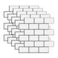Frendorf | Peel and Stick Fliesen U-Bahn Rechteck Wasserdichte PVC-Fliese-Peel & Stick für die Küche 10-Pack