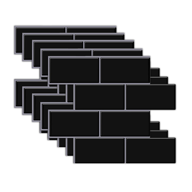 Frendorf | Peel and Stick Fliesen U-Bahn Rechteck Wasserdichte PVC-Fliese-Peel & Stick für die Küche 10-Pack